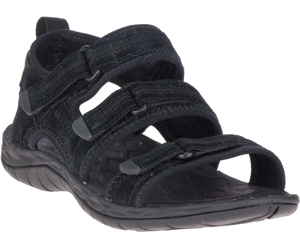 Sandálias Senhora - Merrell Siren 2 Strap - Pretas - RDW512379